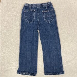 Vintage rider 100% cotton elastic waist Kids Blue Denim Jeans 5t